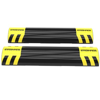 PVC Parking Assist Wheel Stopper Curb Parking Block Car RV Trailer 2 Pcs