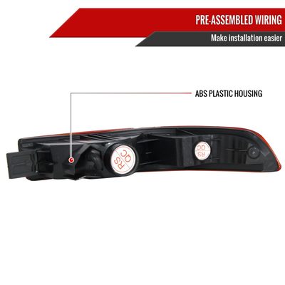 1994-1997 Accura Integra Bumper Lights Chrome Housing/Amber Lens