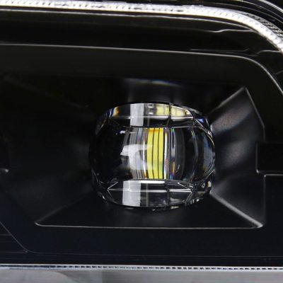 2019-2022 Chevy Silverado 1500/2500HD/3500HD LED Fog Lights Kit Matt Black
