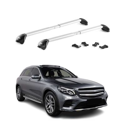 2016-2022 Mercedes GLC Roof Rack Cross Bars Silver