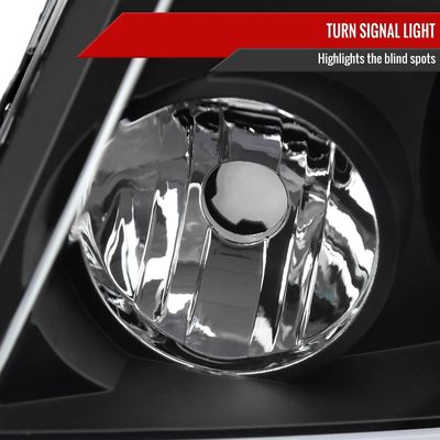 2004-2008 Ford F-150/06-2008 Lincoln Mark LT LED Tube Projector Headlights Black