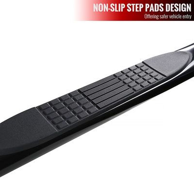 2009-2018 Dodge RAM 1500 / RAM Classic Quad Cab 4" Steel Side Step Nerf Bars