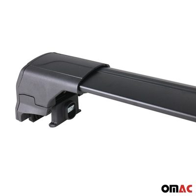 Aluminium Roof Racks Cross Bars Carrier for Kia Sorento 4.gen 2021-2026 Black 2x