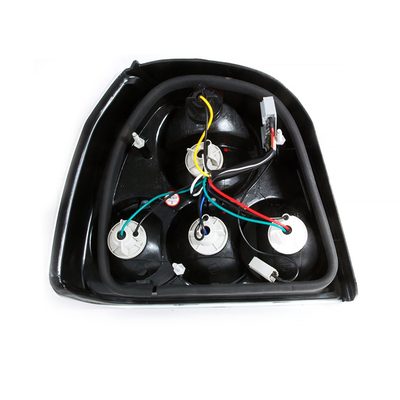 1993-1998 VW Golf Mk3 Tail Lights Matte Black Housing/Clear Lens