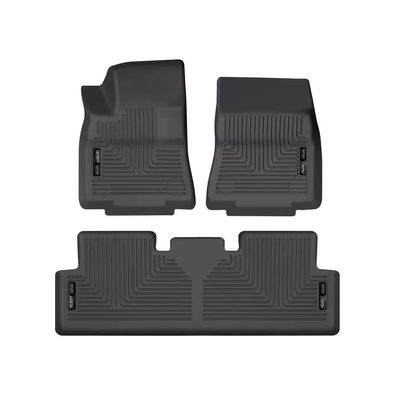 Tapetes Husky Weatherbeater 1ra y 2da Fila color Negro para Tesla Y 17 - 25