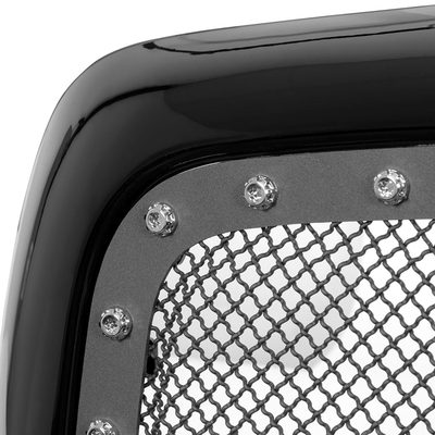 2002-2005 Dodge RAM 1500/ 03-2005 RAM 2500/3500 Glossy Black Mesh Front Grille