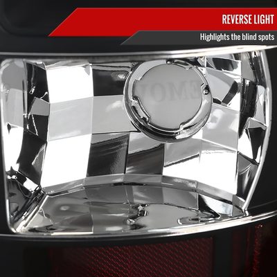 2000-2006 Chevy Suburban/Tahoe/Yukon/Yukon XL LED C Bar Tail Lights Matt Black