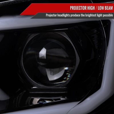 2006-2007 Subaru Impreza WRX STI LED Bar Signal Projector Headlights Smoke