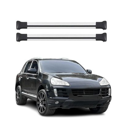 2003-2010 Porsche Cayenne Roof Rack Cross Bars Silver