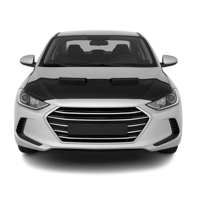 2017-2020 Hyundai Elantra Car Bonnet Mask Hood Bra Black 1 Pc