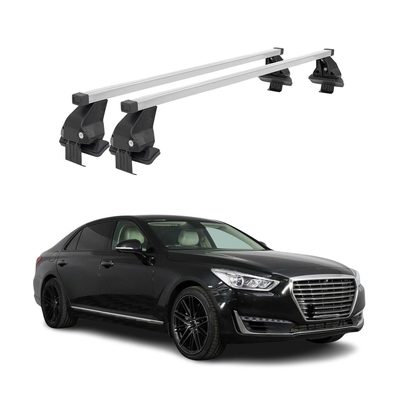 2017-2026 Genesis G90 Roof Rack Cross Bars Silver