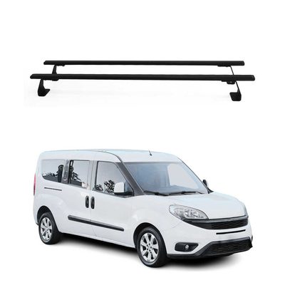 2015-2022 RAM ProMaster City Roof Rack Cross Bars Steel Black 2Pcs