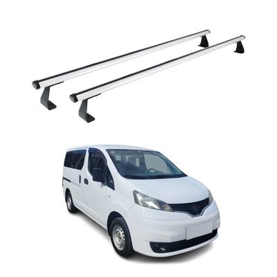 2013-2021 Nissan NV200 Roof Rack Cross Bars Luggage Carrier Aluminium Silver 2 Pcs