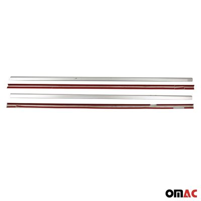 2008-2015 Land Rover LR2 Window Molding Trim Streamer Stainless Steel 4x
