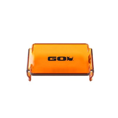 Cubierta para faros Go Rhino RECTANGLE de 6 Leds Ambar