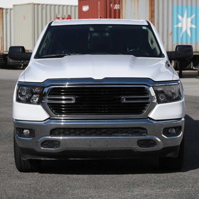 For Dodge RAM 1500 2019-2024 Factory Style Crystal Headlight Passenger Side Only Black Housing Clear Lens