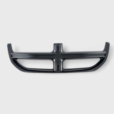 2011-2020 Dodge Grand Caravan Grille Overlay Gloss Black 1Pcs ABS Plastic