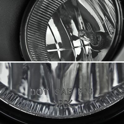 2011-2014 Ford F-150 Fog Light Bezels Chrome Housing/Smoke Lens