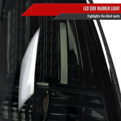 1999-2004 Ford Mustang Sequential LED Tail Lights - RS Chrome/Smoke Lens