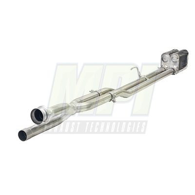 Ford, 2017-2026, 6.2L-7.3L - Stainless - MPI Exhaust Cat-Back Dual Stainless Kits