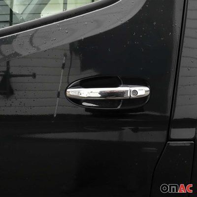 Car Door Handle Cover for Mercedes Sprinter W907 2019-2026 S.Steel Chome 8 Pcs