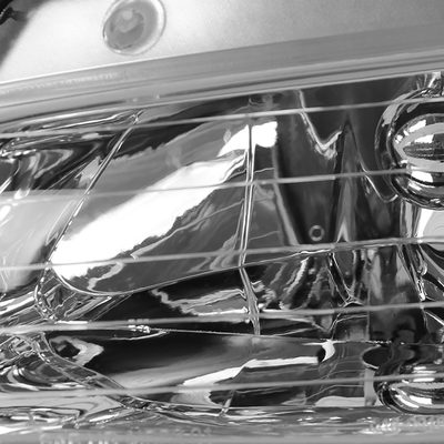 1996-2000 Dodge Caravan / Voyager Town & Country Crystal Headlights Chrome