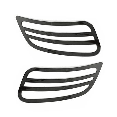 2019-2026 Mercedes Sprinter W907 910 Front Bumper Grill Trim Stainless Steel Dark 2Pcs