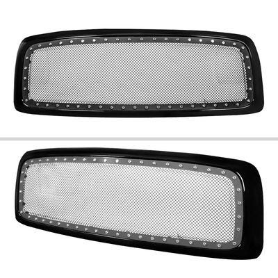 2002-2005 Dodge RAM 1500/ 03-2005 RAM 2500/3500 Glossy Black Mesh Front Grille