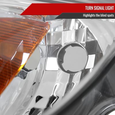 2004-2009 Honda S2000 AP2 Dual Halo Projector Headlights Chrome/Clear Lens