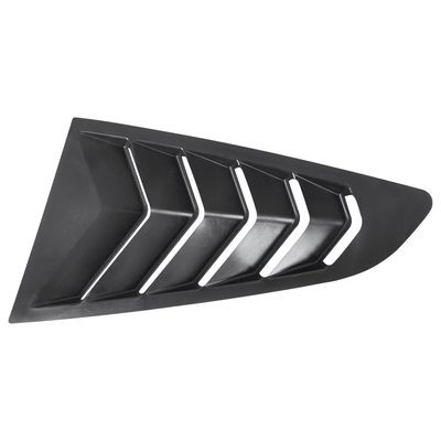 2015-2018 Ford Mustang Glossy Black ABS 5 Vent Style Quarter Window Louvers