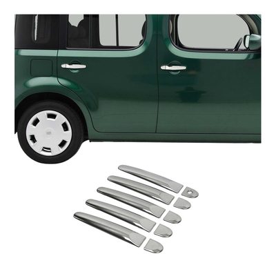 2009-2014 Nissan Cube Car Door Handle Cover Protector Stainless Steel Chrome 10 Pcs