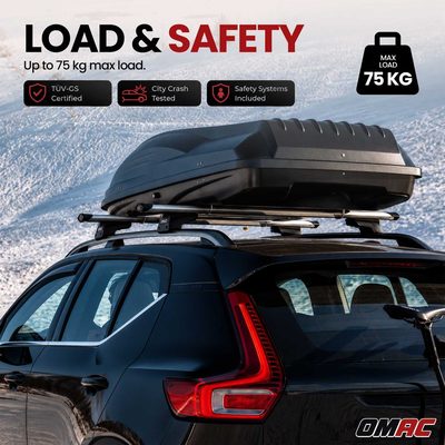 G3 Roof Racks for Mercedes GLK 2010-2015 Aluminium Lockable 2Pcs Gray