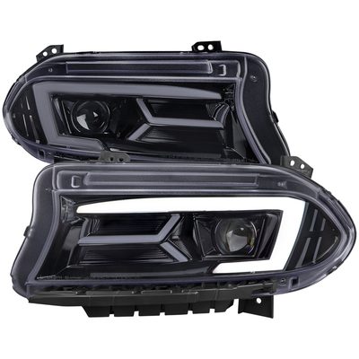 2015-2023 Dodge Charger LED Projector Headlights LED Turn Signal Smoke