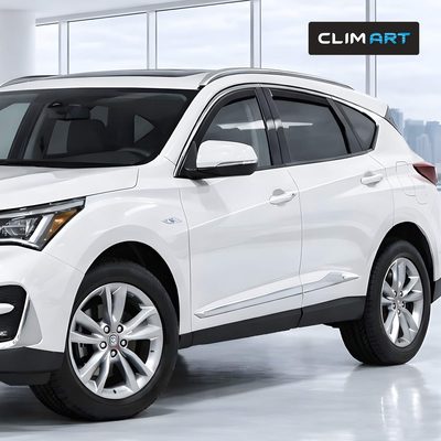 Clim Art Wind Deflectors for Acura RDX 2019-2026 In-channel Dark Smoke 4Pcs