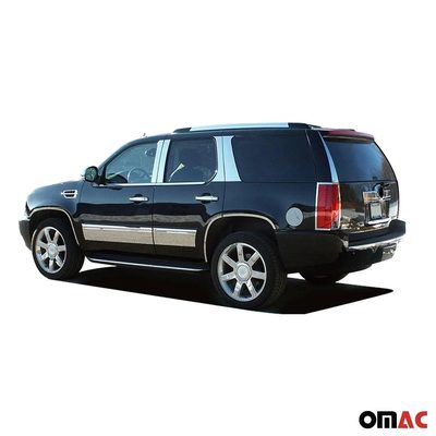 2007-2014 Cadillac Escalade Stainless Steel Pillar Trim 8 Pcs