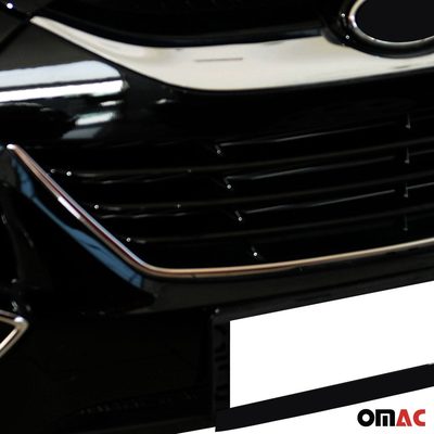2010-2015 Hyundai Tucson Front Bumper Grill Trim Molding Stainless Steel Silver 1 Pc