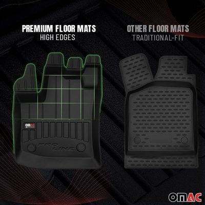 2016-2020 Kia Optima Premium Floor Mats Liners Full Set All Weather Heavy Duty