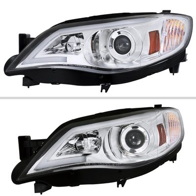 2008-2014 Subaru Impreza WRX/ 08-2011 Outback Sport LED Bar Headlights Chrome