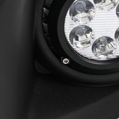 2015-2018 GMC Canyon 6-LED Fog Lights Kit Chrome Housing/Clear Lens