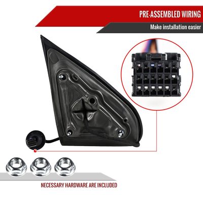 2014-2018 Chevy Silverado/GMC Sierra Manual Fold Heated Side Mirror Driver