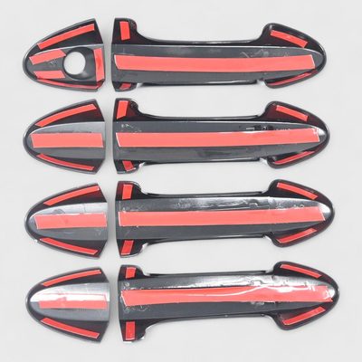 2018-2022 Ford Ecosport Door Handle Cover Gloss Black 8Pcs ABS Plastic