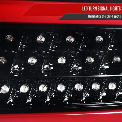 2006-2011 Mercedes Benz W164 ML Class LED Tail Lights Jet Black/Clear Lens