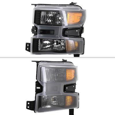 2019-2021 Chevy Silverado 1500 Factory Projector Headlight Matt Black/Clear