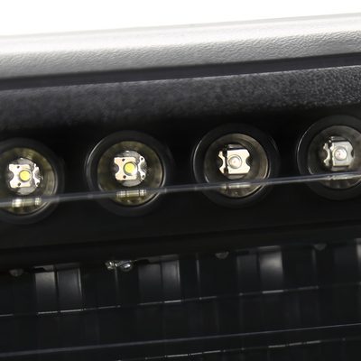 1999-2002 Chevy Silverado/Suburban/Tahoe Headlights LED Corner Signal Black