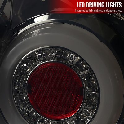 2006-2013 Chevy Impala/ 2014-2016 Impala Limited LED Tail Lights Chrome/Smoke