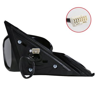 2016-2018 Honda Civic Glossy Black Adjustable & Heated Side Mirror Driver Side