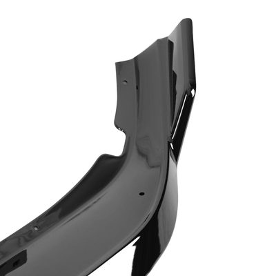 2011-2014 Dodge Charger Glossy Black 3Pcs Front Bumper Lip Splitter Kit