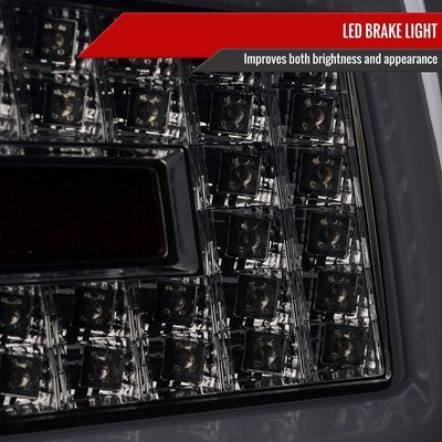2008-2014 Subaru Impreza WRX/STI LED Turn Signal Tail lights Chrome/Smoke
