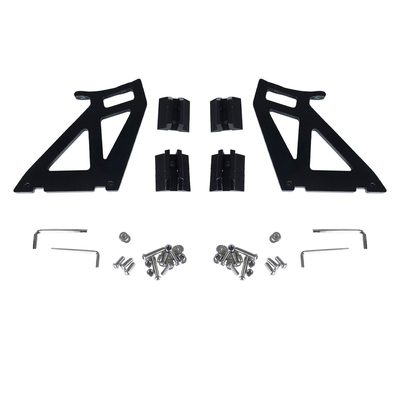 Universal Black CNC Aluminum 52" Non-Adjustable Double Deck Trunk Spoiler Wing
