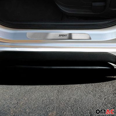 2018-2026 Volvo XC60 Door Sill Scuff Plate Scratch Protector Sport Stainless Steel 4x